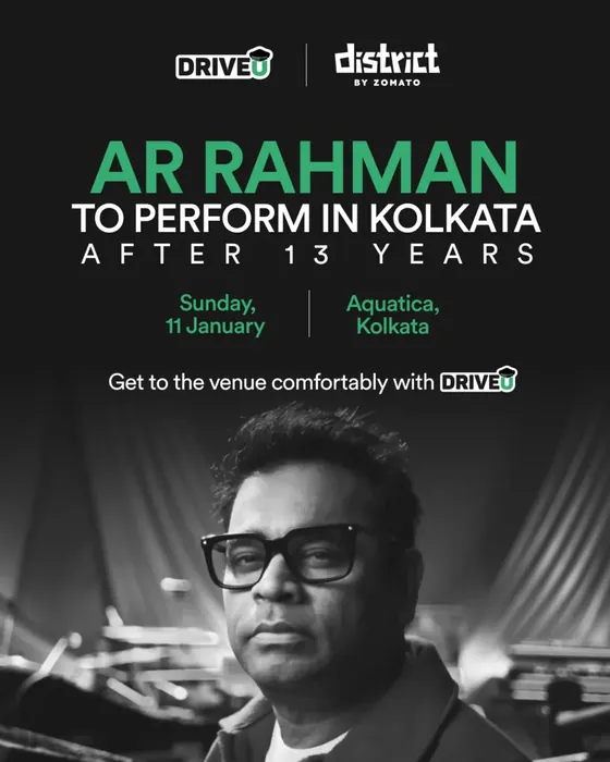 DriveU x District AR Rahman concert social post